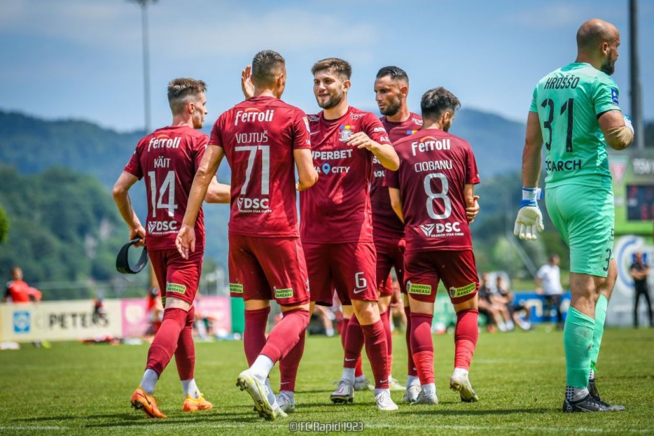 Rapid a picat examenul de Champions League! Slavia Praga a dat de pământ cu echipa lui Adi Mutu_7