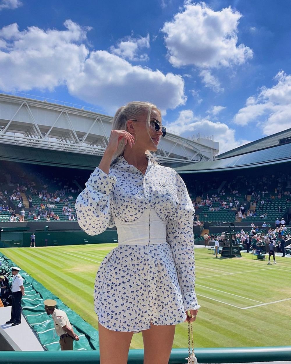 El a făcut spectacol la Wimbledon, dar ochii au fost pe ea în tribune! Cum arată iubita sexy a adversarului lui Nadal _74