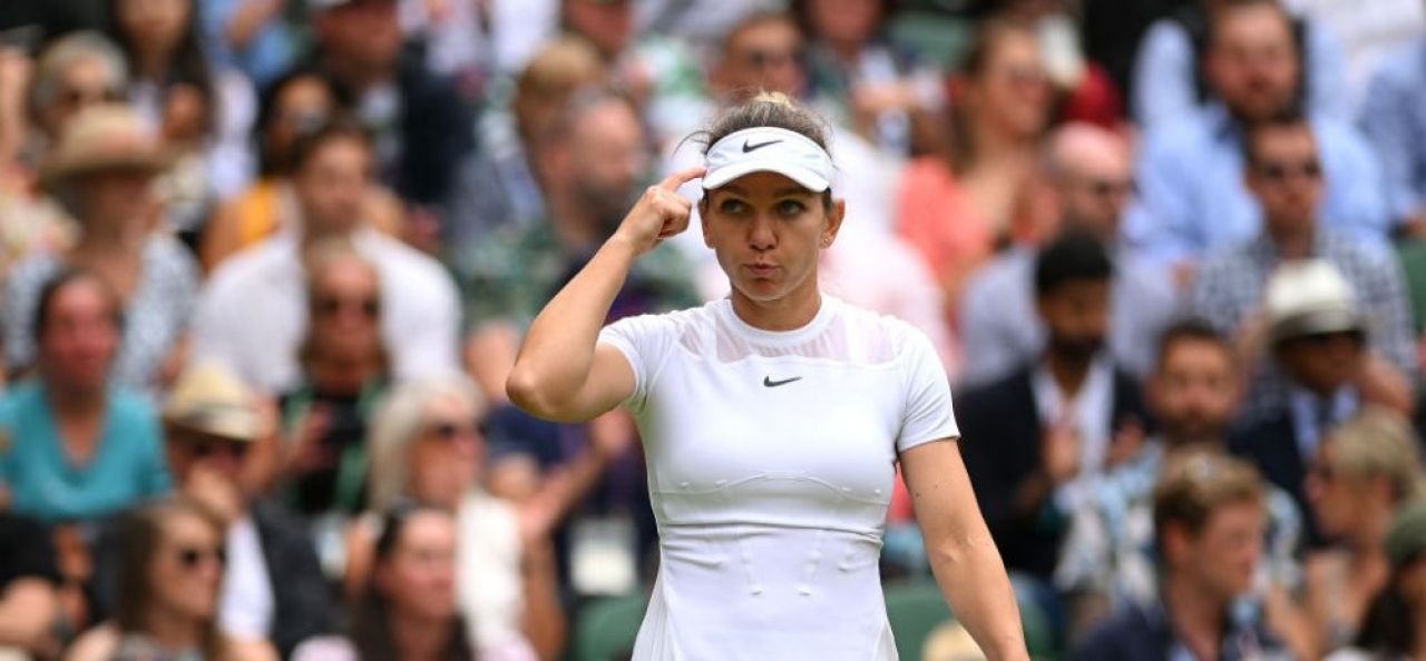 À la Federer sau întâmplare? Lovitura măiastră reușită de Simona Halep în sfertul cu Amanda Anisimova _3