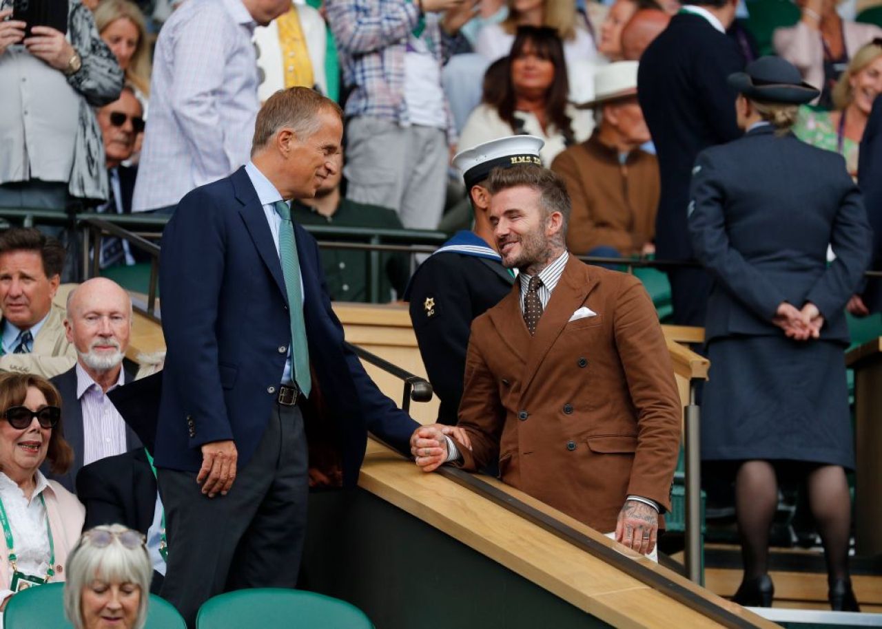 Simona Halep, aplaudată de David Beckham! Imagini spectaculoase cu starul englez_4