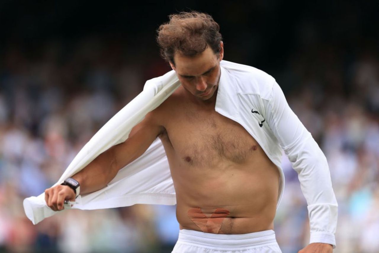 Nadal, gata să dea totul pentru finala de la Wimbledon! S-a antrenat înaintea confruntării cu Kyrgios, deși are o ruptură de 7 mm_8