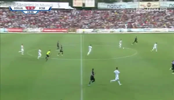 Oțelul - FCSB. Min 20: Ocazie FCSB!