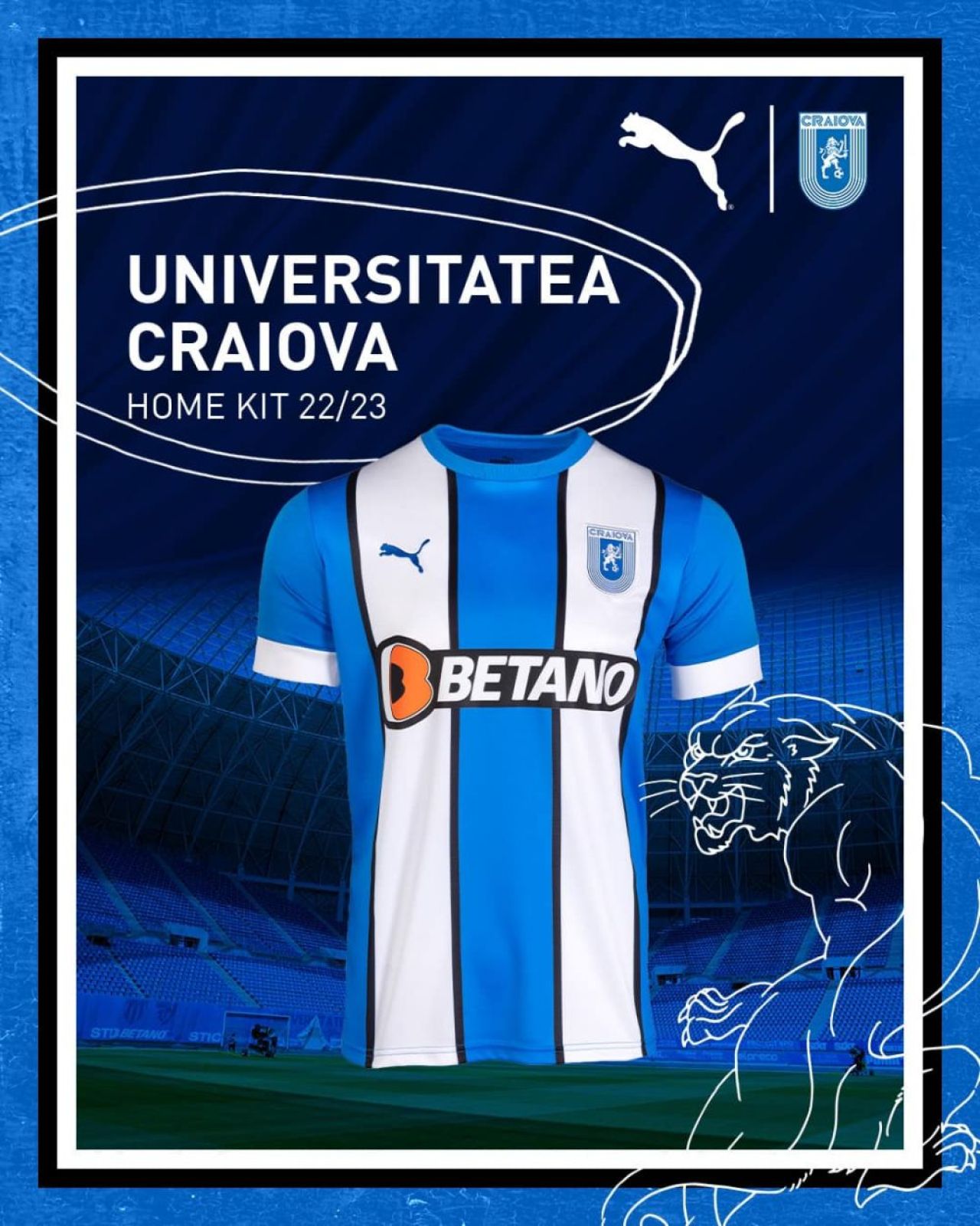 Universitatea Craiova și-a dezvăluit echipamentul pe care-l va folosi în sezonul 2022/23_9