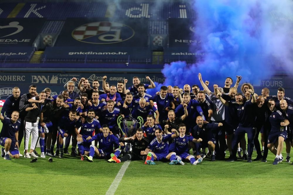 Trofeu uriaș! Imagini fabuloase de la Supercupa Croației, disputată între marile rivale Dinamo Zagreb și Hajduk Split_2