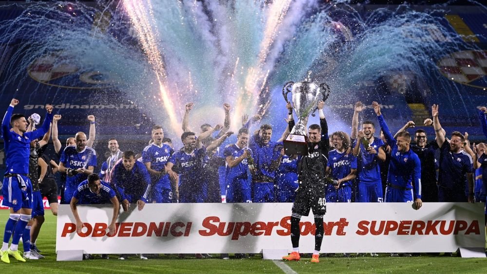 Trofeu uriaș! Imagini fabuloase de la Supercupa Croației, disputată între marile rivale Dinamo Zagreb și Hajduk Split_5