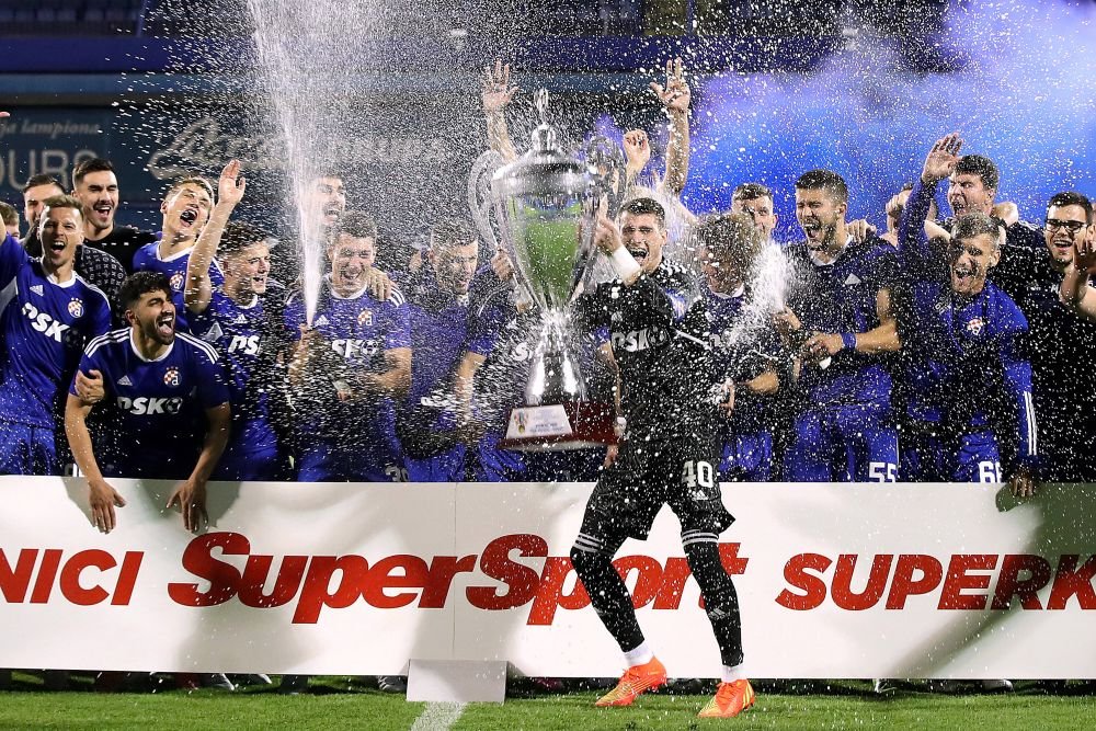 Trofeu uriaș! Imagini fabuloase de la Supercupa Croației, disputată între marile rivale Dinamo Zagreb și Hajduk Split_9