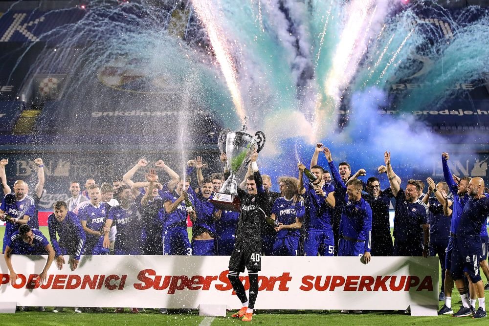 Trofeu uriaș! Imagini fabuloase de la Supercupa Croației, disputată între marile rivale Dinamo Zagreb și Hajduk Split_11