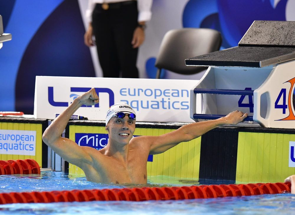 Stăpânul apelor. AUR pentru David Popovici în proba regină, 100 m liber! _13