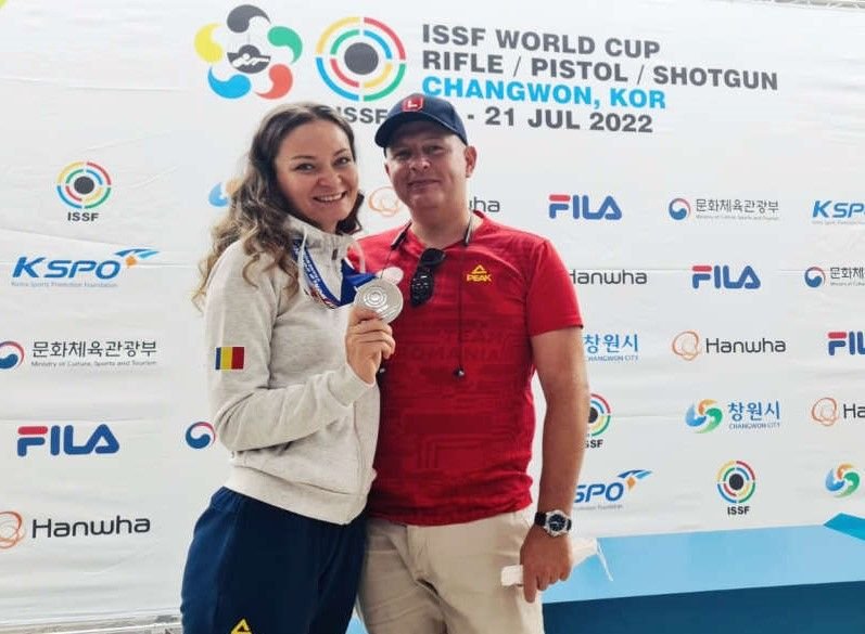 Performanță rom&acirc;nească la Cupa Mondială de tir sportiv: Roxana Sidi a c&acirc;știgat medalia de argint!