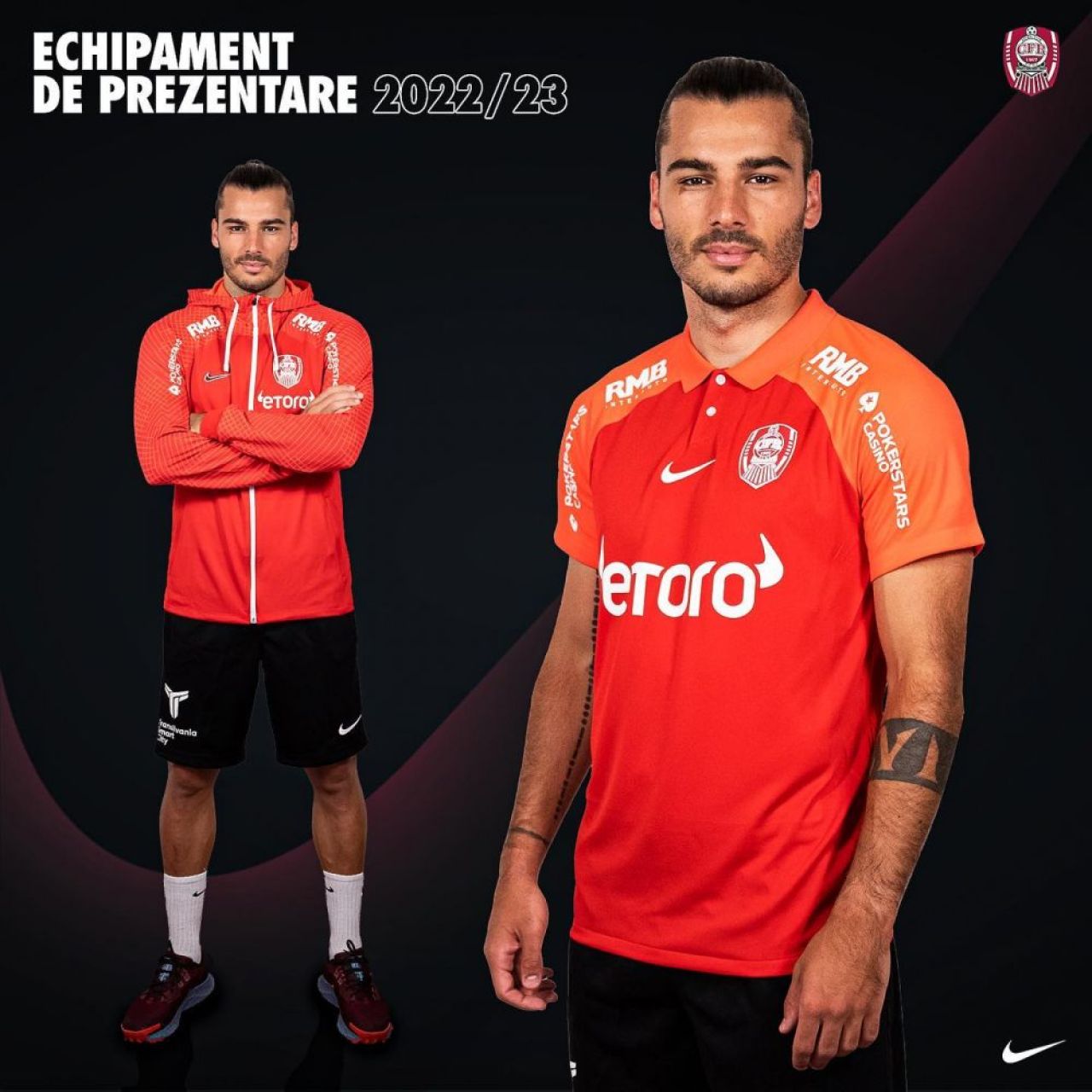 Noile echipamente pe care CFR Cluj le va îmbrăca în sezonul 2022/23_3