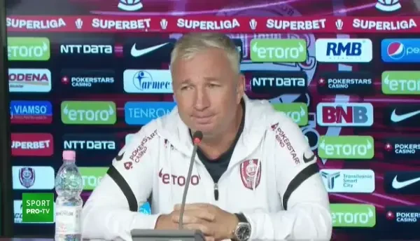 Conferință de presă Dan Petrescu înainte de CFR Cluj - Pyunik