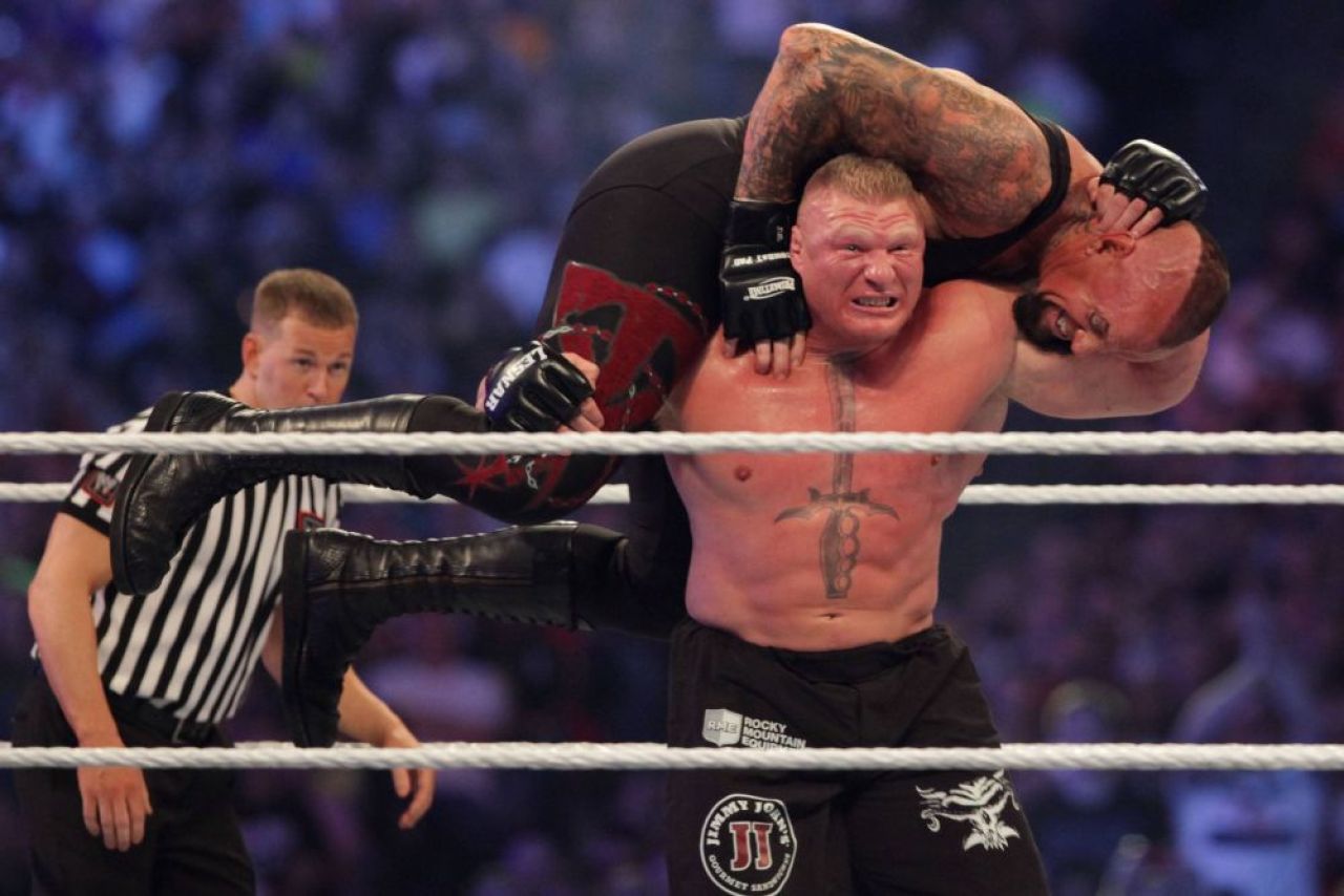 WWE | Fostul campion care înainte de wrestling mulgea vacile. Povestea impresionantă a lui Brock Lesnar_1