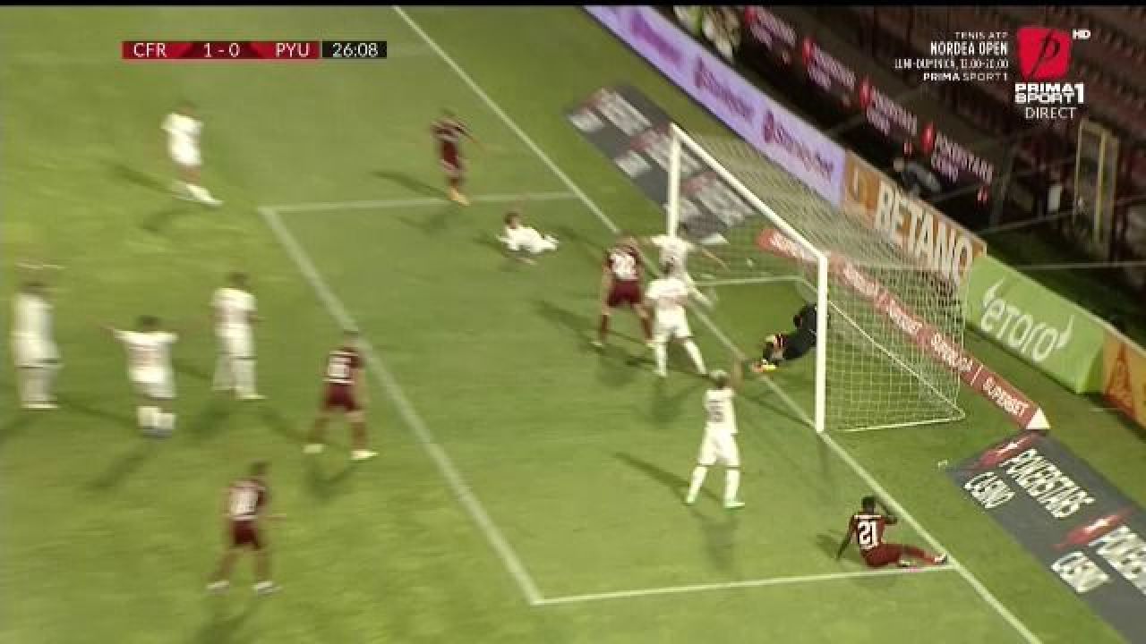 CFR Cluj, gol anulat pentru ofsaid în meciul cu Pyunik Erevan! Ardelenii sărbătoreau când arbitrul a fluierat_3