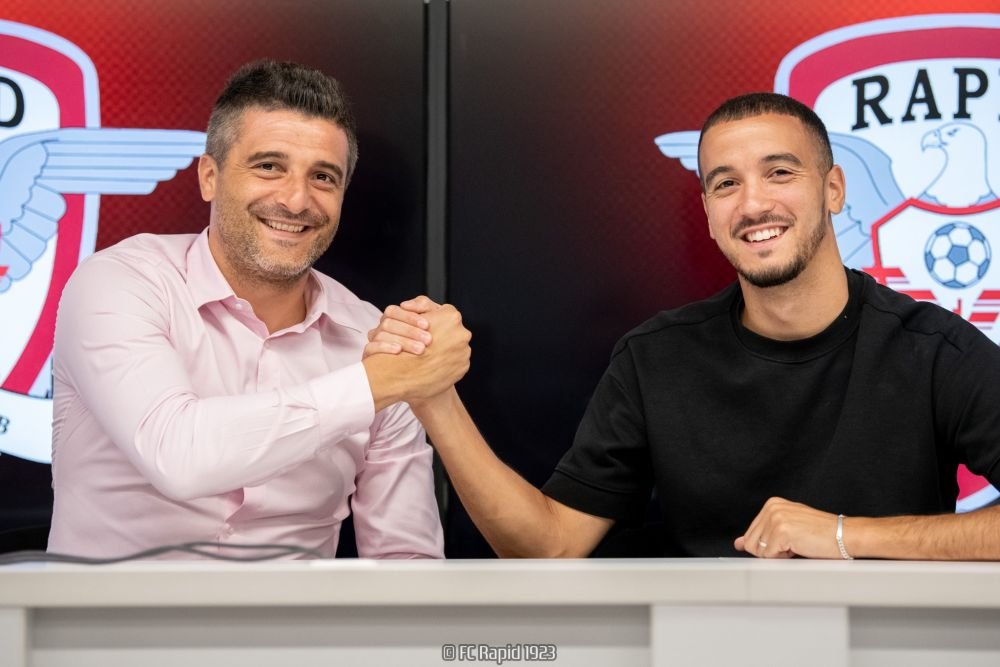 Primele cuvinte în tricoul lui Rapid! Ce-a spus Damien Dussaut la prezentarea oficială_11