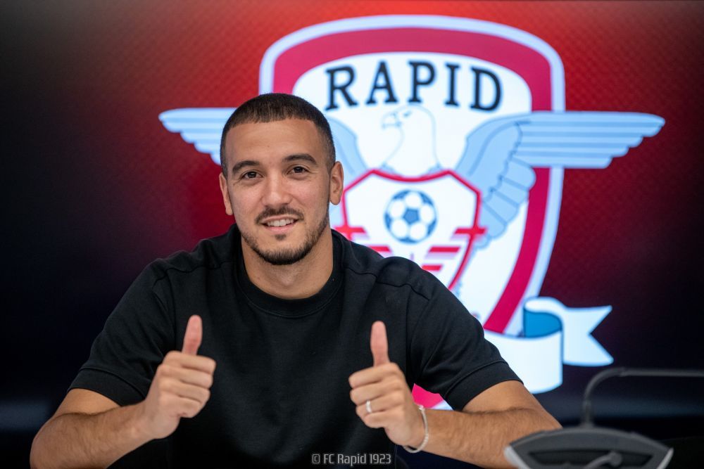 Primele cuvinte în tricoul lui Rapid! Ce-a spus Damien Dussaut la prezentarea oficială_14