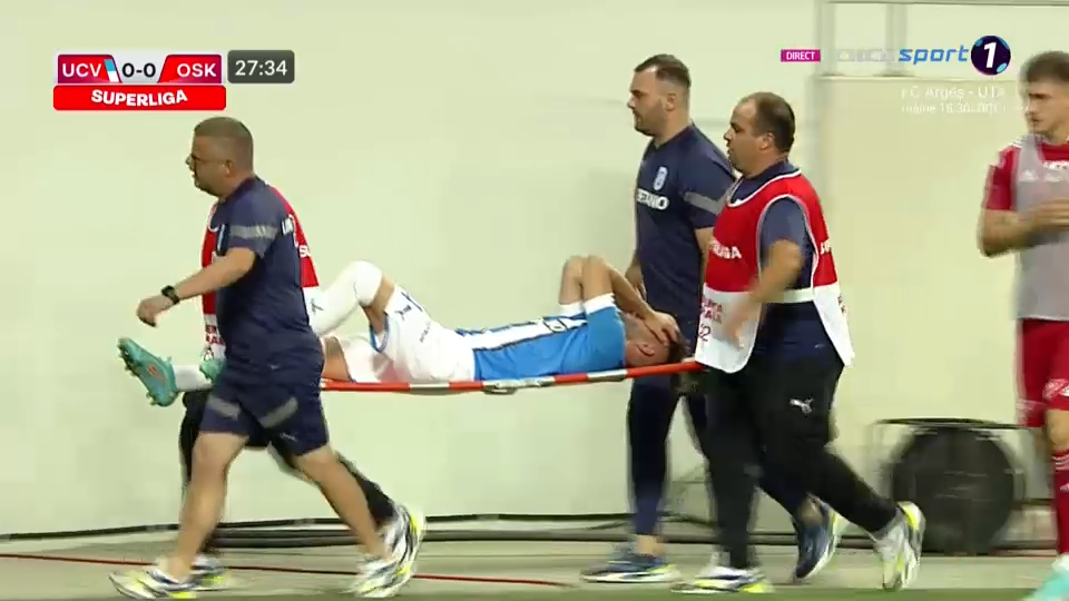 Accidentare teribilă pentru Roguljic! A fost scos pe targă și transportat cu ambulanța, la spital _15