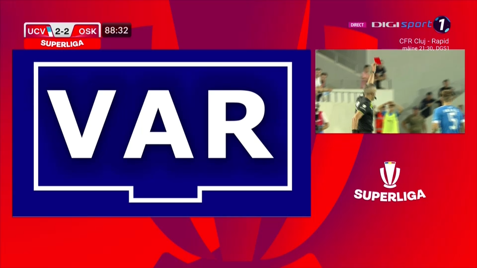 Se vede efectul VAR în Superliga! Mateiu, eliminat în meciul cu Sepsi după o decizie luată în urma consultării arbitrajului video_5