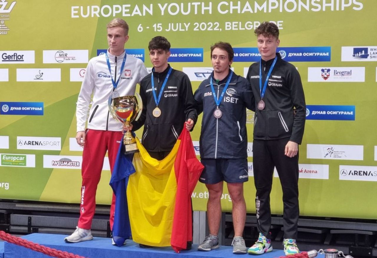 Avem viitor în tenisul de masă! România a cucerit zece medalii la Europenele de cadeți și juniori_8