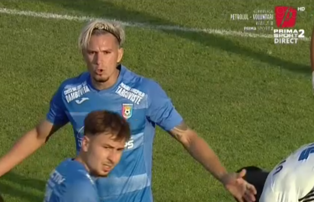 Placaj ca la rugby în fotbal! Fotbalistul de la Chindia a văzut cartonașul roșu direct_4