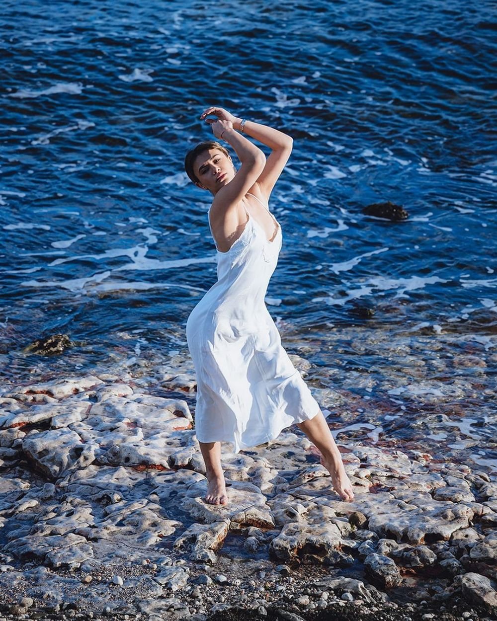 Diana Bulimar, imagini topless de la plajă! Fosta gimnastă a renunțat la inhibiții: imagini incendiare_30