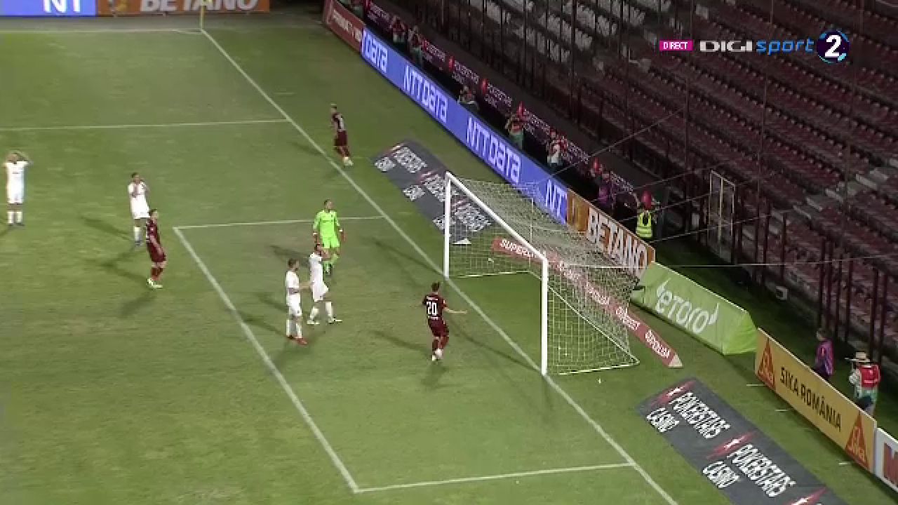 Românul de la Inter D'Escaldes și-a dat un autogol inexplicabil în meciul cu CFR Cluj_12