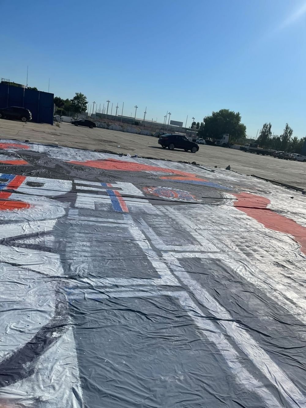 Ultrașii Rapidului au postat scenografia pregătită de FCSB: 