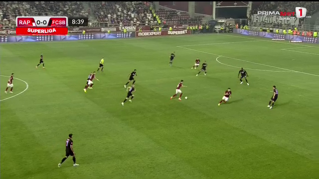 Jucătorii de la FCSB, făcuți praf la pauza derby-ului cu Rapid: 