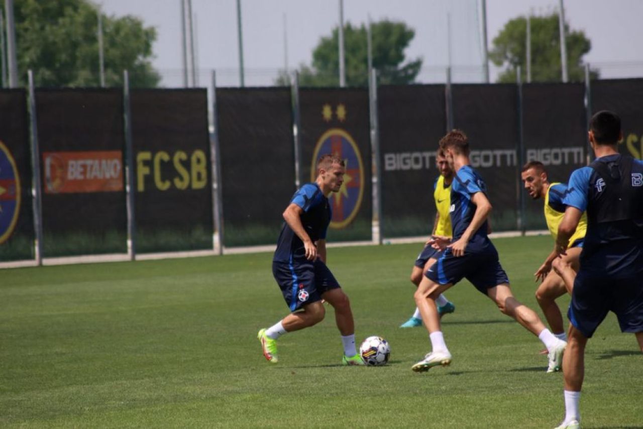 Primele imagini cu Olaru după accidentarea din meciul cu Rapid! Cum a apărut la antrenamentele FCSB-ului_3