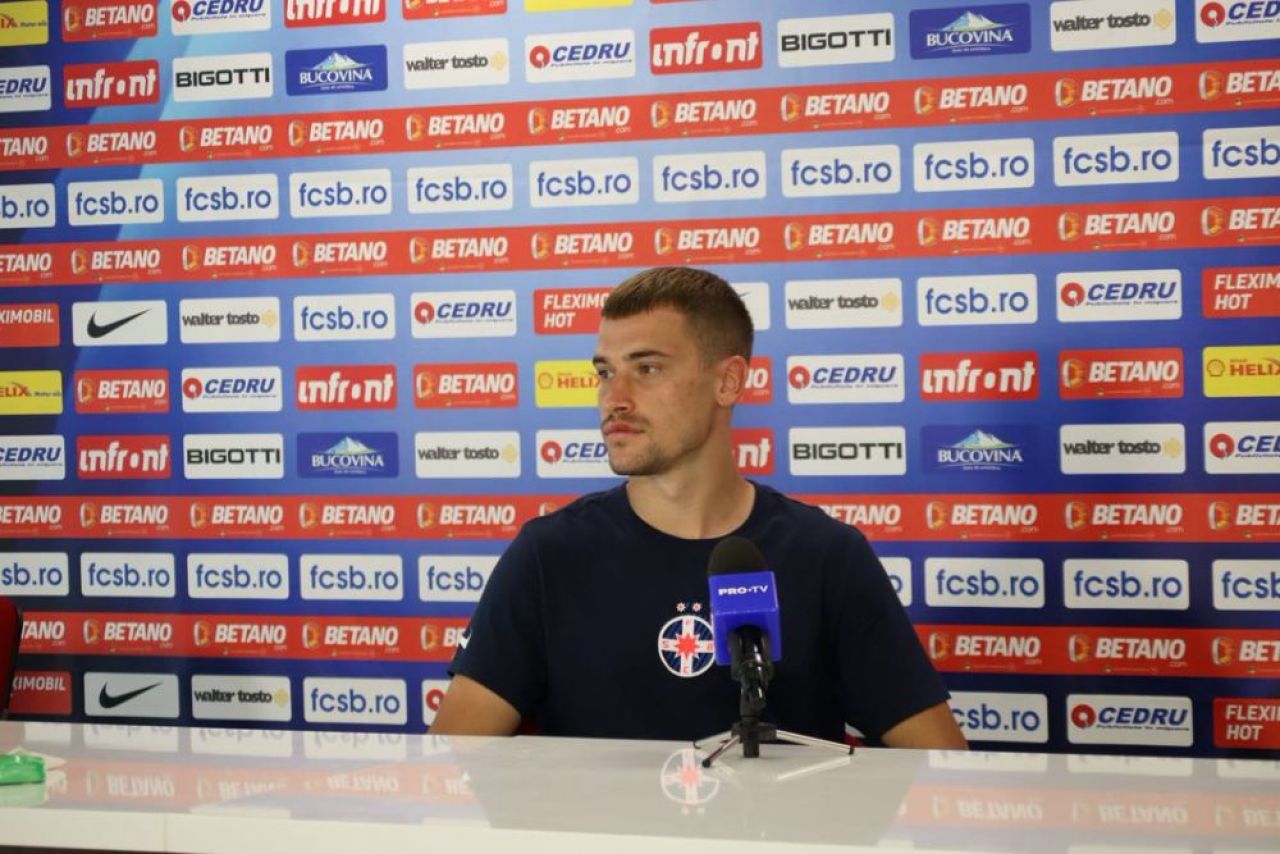 Primele imagini cu Olaru după accidentarea din meciul cu Rapid! Cum a apărut la antrenamentele FCSB-ului_6