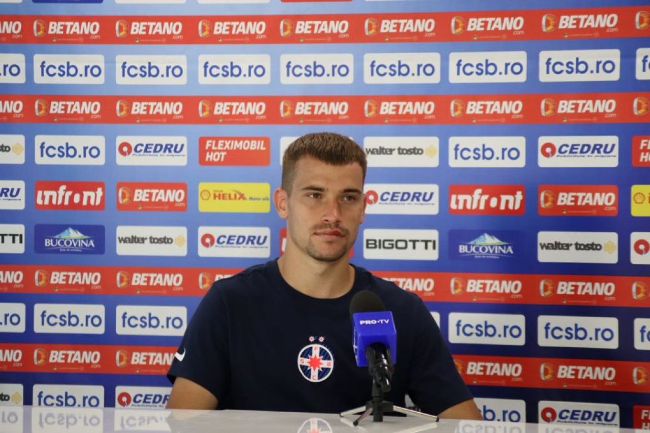 Primele imagini cu Olaru după accidentarea din meciul cu Rapid! Cum a apărut la antrenamentele FCSB-ului_7