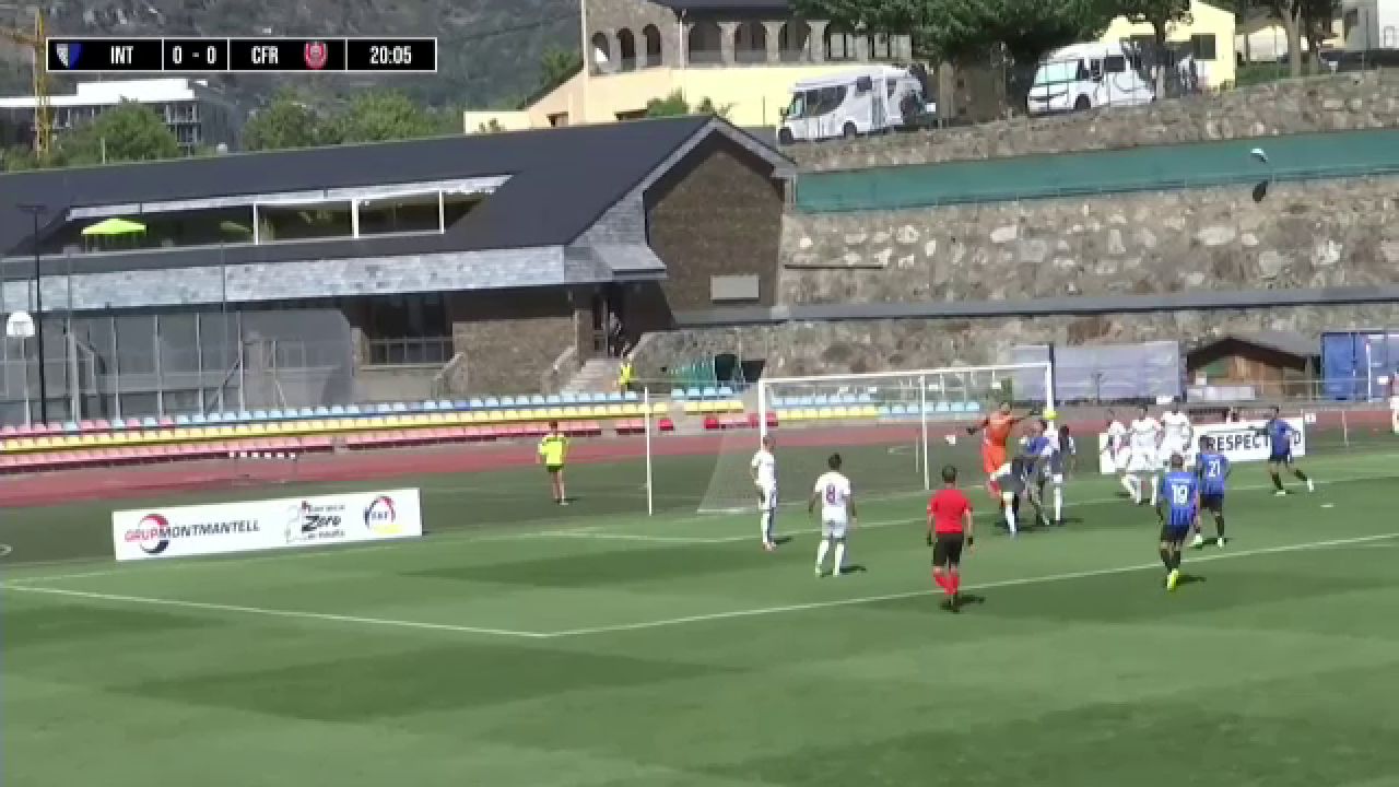 Inter Escaldes - CFR Cluj | Gafă uriașă a lui Bălgrădean și statistici neverosimile în prima repriză_3