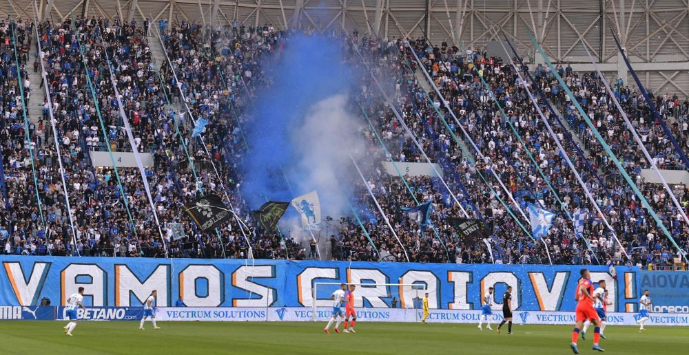 Universitatea Craiova - Vllaznia Shkoder 3 - 0 | Oltenii obțin o victorie la scor și se califică &icirc;n turul trei preliminar din Conference League&nbsp;