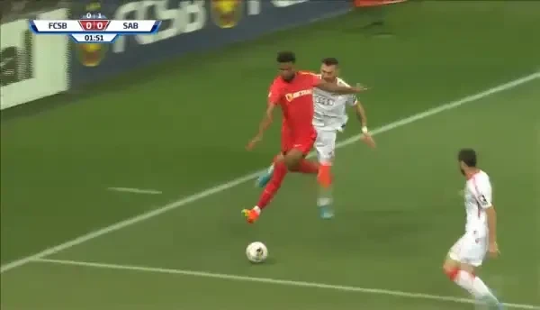 FCSB - Saburtalo - Ianis Stoica irosește o ocazie uriașă de a deschide scorul!