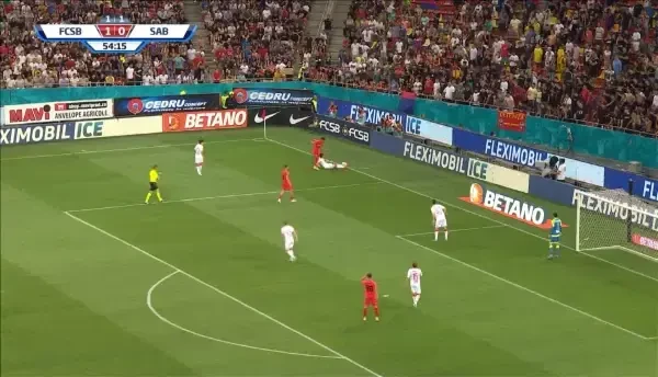 FCSB - Saburtalo 2-0! Marchează un gol superb!