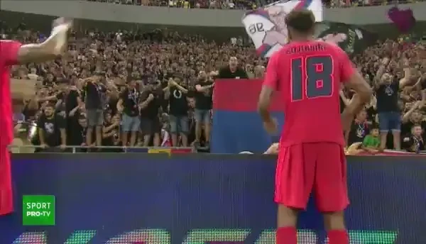 FCSB - Saburtalo | Dică, aclamat ca un adevărat erou pe Arena Națională. Peste 20.000 de oameni i-au scandat numele