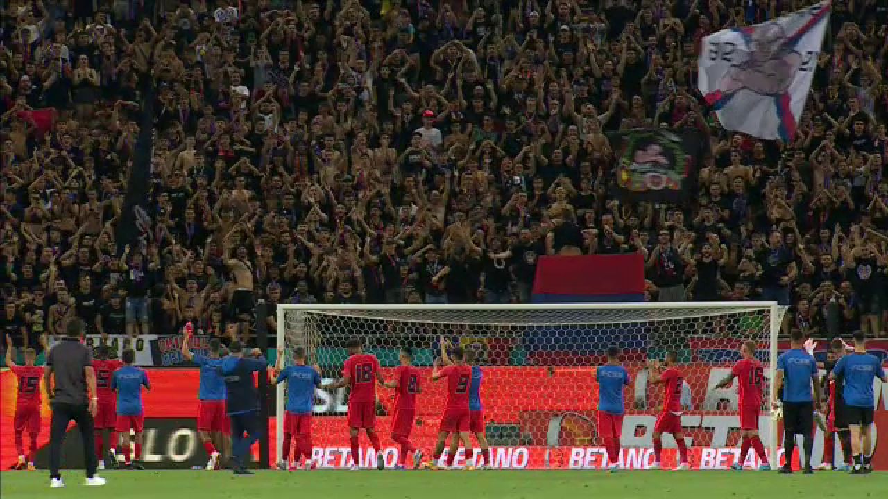 Explozie de bucurie pe banca FCSB-ului! Ce a făcut Dică imediat după fluierul final și cum au sărbătorit jucătorii cu galeria_5