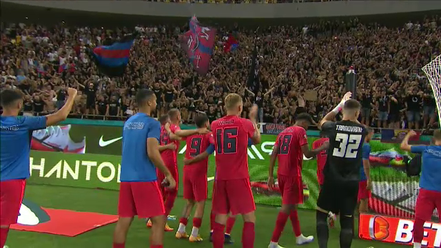 Explozie de bucurie pe banca FCSB-ului! Ce a făcut Dică imediat după fluierul final și cum au sărbătorit jucătorii cu galeria_8