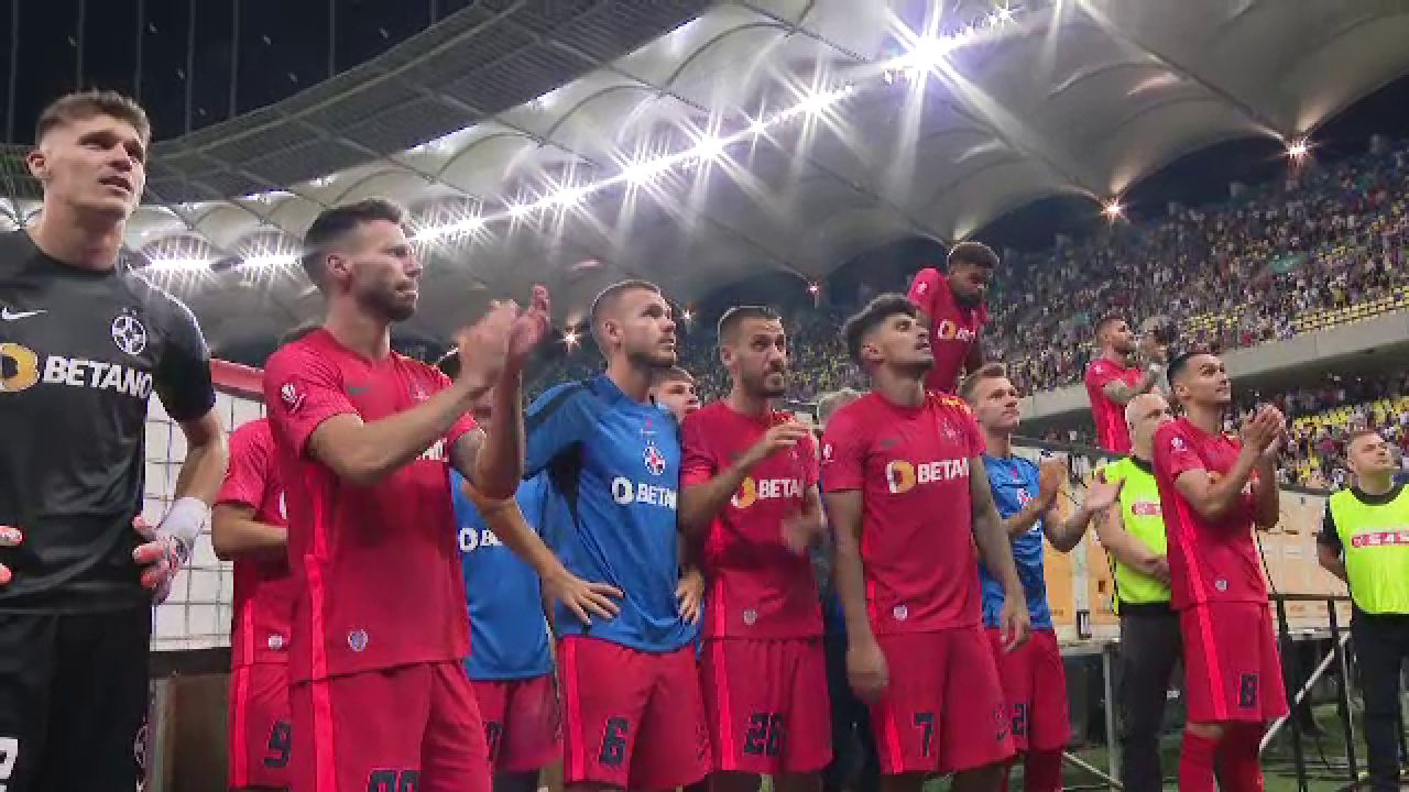 Explozie de bucurie pe banca FCSB-ului! Ce a făcut Dică imediat după fluierul final și cum au sărbătorit jucătorii cu galeria_19