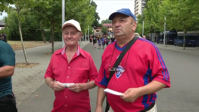 Reportaj spectaculos la FCSB - Saburtalo. Fanii s-au chinuit să pronunțe numele georgienilor