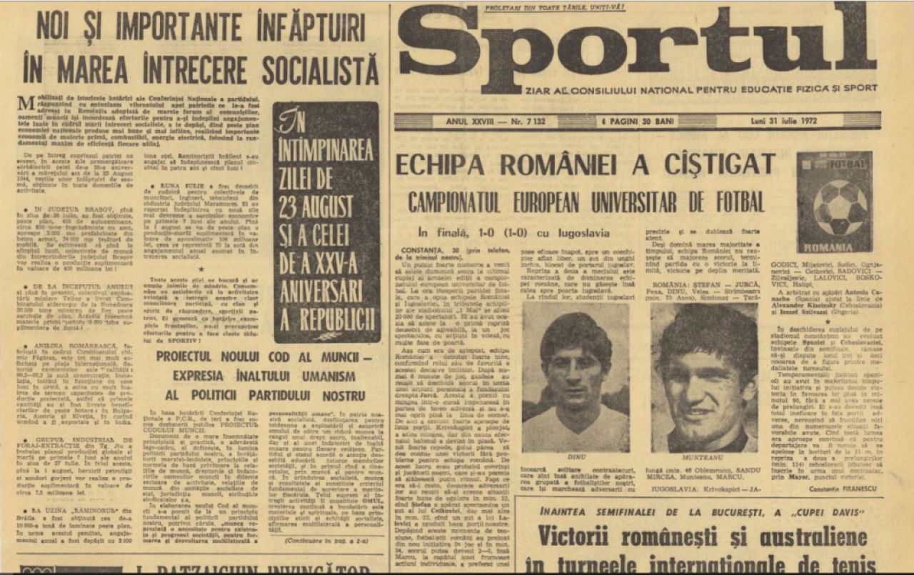 Cornel Jurcă a făcut-o pe România campioană europeană la fotbal acum fix 50 de ani! Golul cu exteriorul și cine era prietenul cel mai bun al lui Cornel Dinu_5