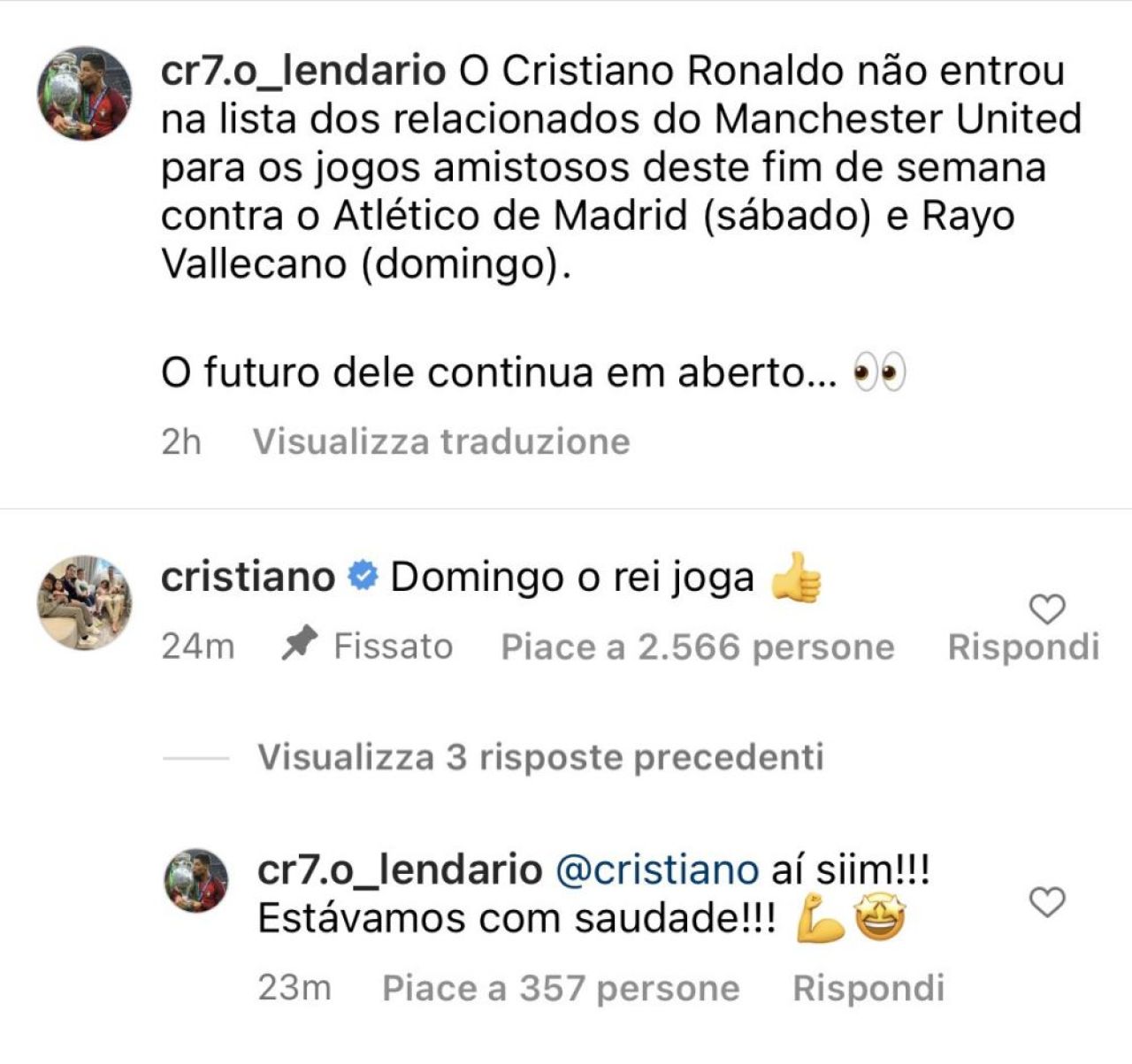 „Va juca regele!” Cristiano Ronaldo a anunțat pentru cine joacă și când „revine” pe teren _8