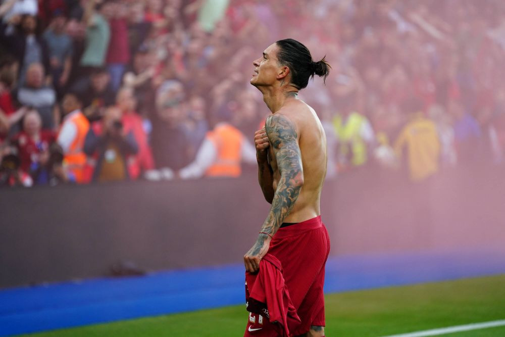 Darwin Nunez, debut colosal la Liverpool! Atacantul a lăsat-o mască pe Manchester City cu o reușită de excepție_6