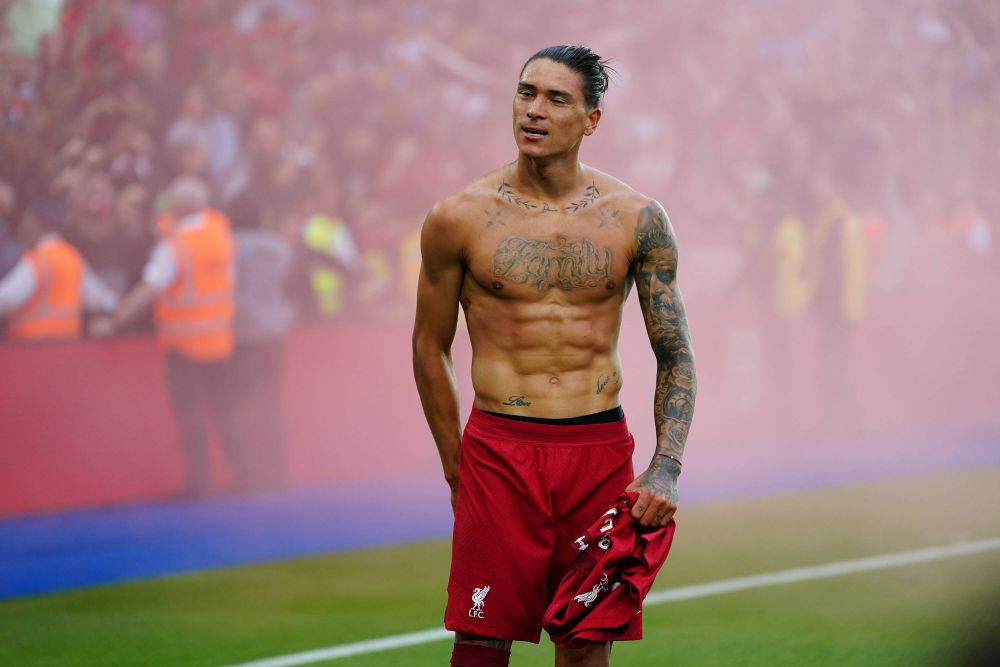 Darwin Nunez, debut colosal la Liverpool! Atacantul a lăsat-o mască pe Manchester City cu o reușită de excepție_8