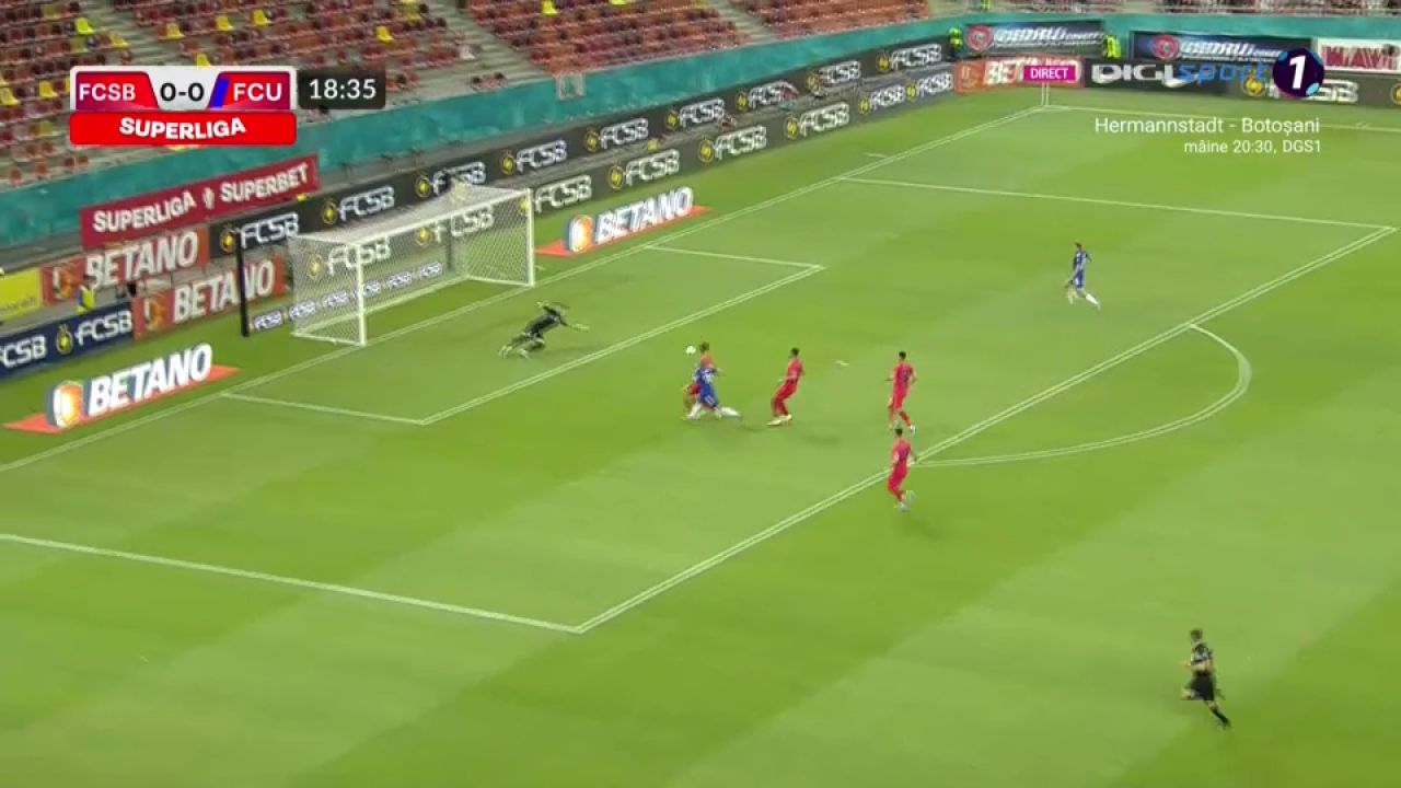 FCSB - FCU Craiova 1-1 | Vicecampioana României, fără victorie după trei etape. Oltenii lui Croitoru, un nou rezultat important_5