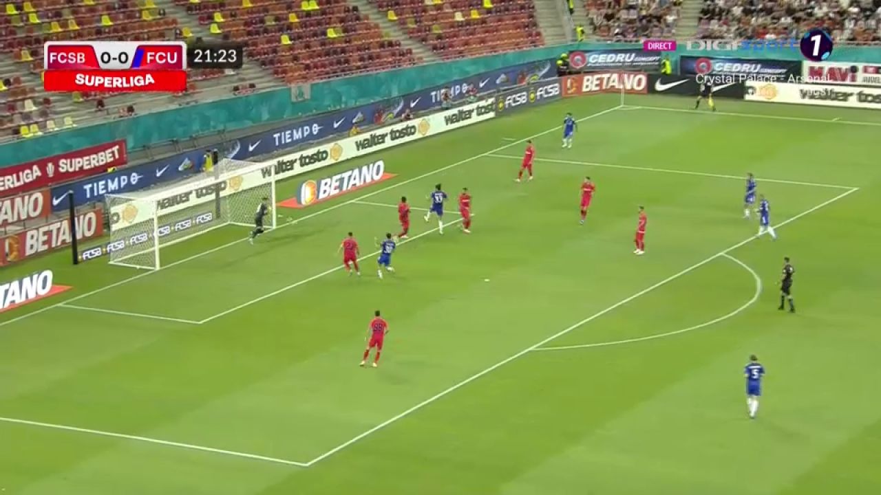 FCSB - FCU Craiova 1-1 | Vicecampioana României, fără victorie după trei etape. Oltenii lui Croitoru, un nou rezultat important_6