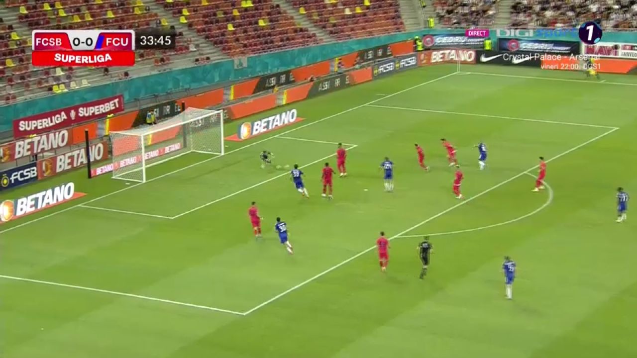 FCSB - FCU Craiova 1-1 | Vicecampioana României, fără victorie după trei etape. Oltenii lui Croitoru, un nou rezultat important_7
