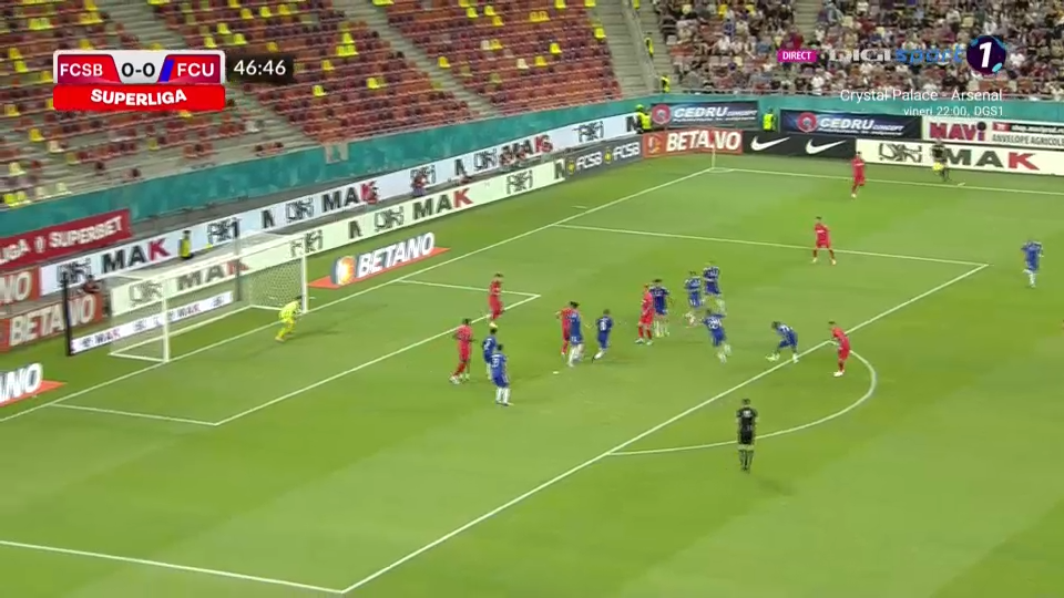 FCSB - FCU Craiova 1-1 | Vicecampioana României, fără victorie după trei etape. Oltenii lui Croitoru, un nou rezultat important_10