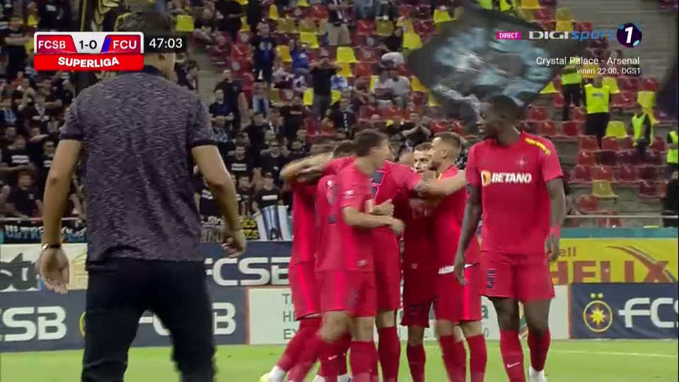 FCSB - FCU Craiova 1-1 | Vicecampioana României, fără victorie după trei etape. Oltenii lui Croitoru, un nou rezultat important_11