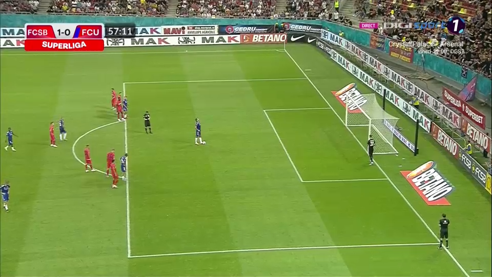 FCSB - FCU Craiova 1-1 | Vicecampioana României, fără victorie după trei etape. Oltenii lui Croitoru, un nou rezultat important_12