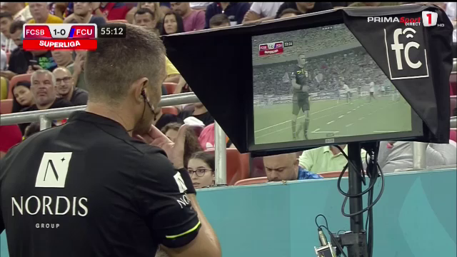 A cedat VAR-ul pe Arena Națională! Cojocaru mai că a văzut tot meciul în reluare până să dea penalty pentru FCU_2